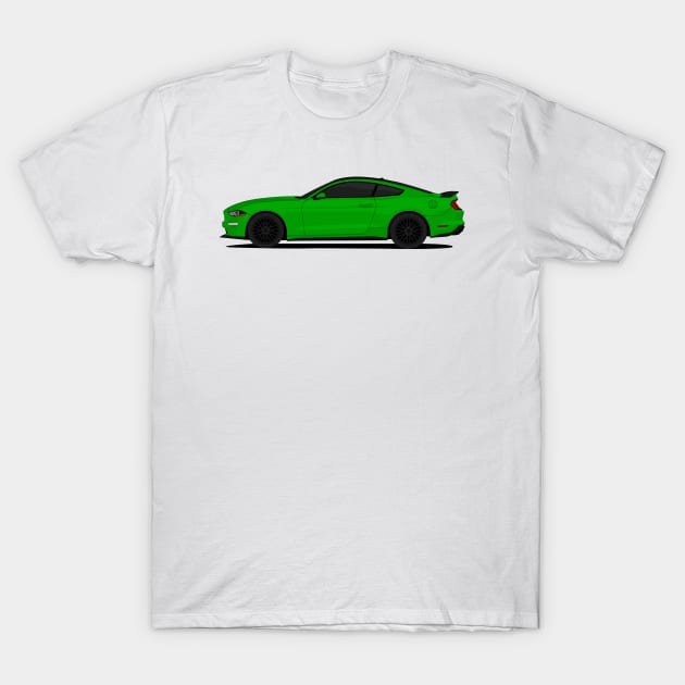 MUSTANG GT GREEN T-Shirt by VENZ0LIC